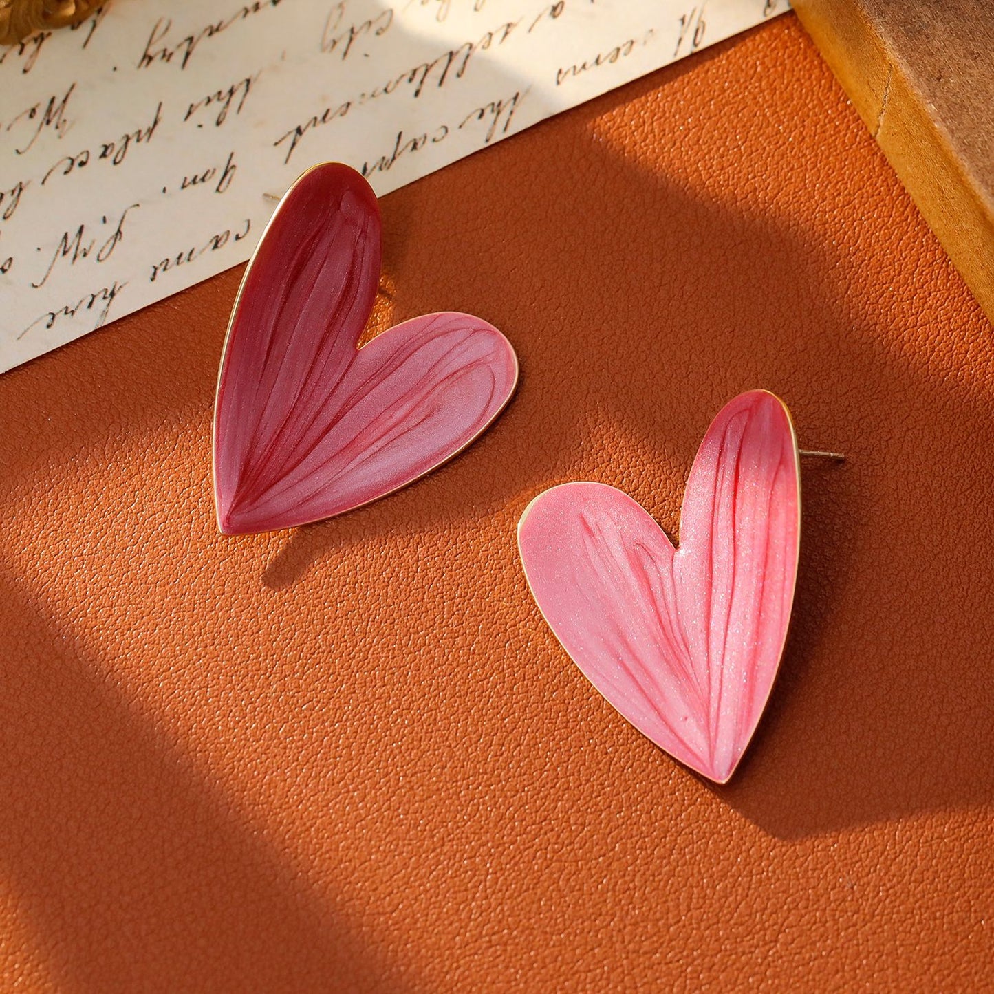 Morandi Heart Studs