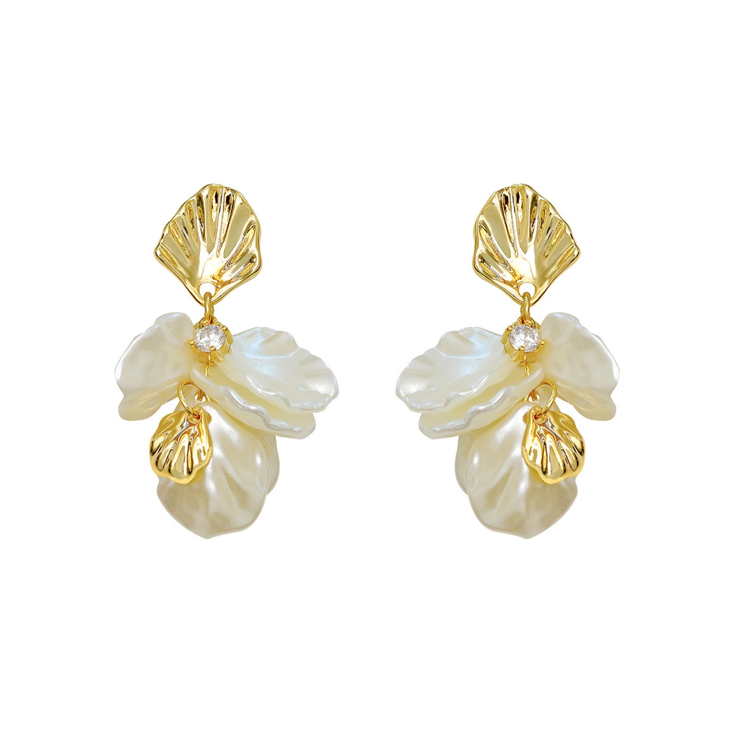 Shell Cascade Earrings