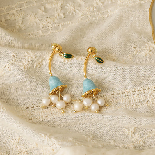 Bluebell Flower Earrings