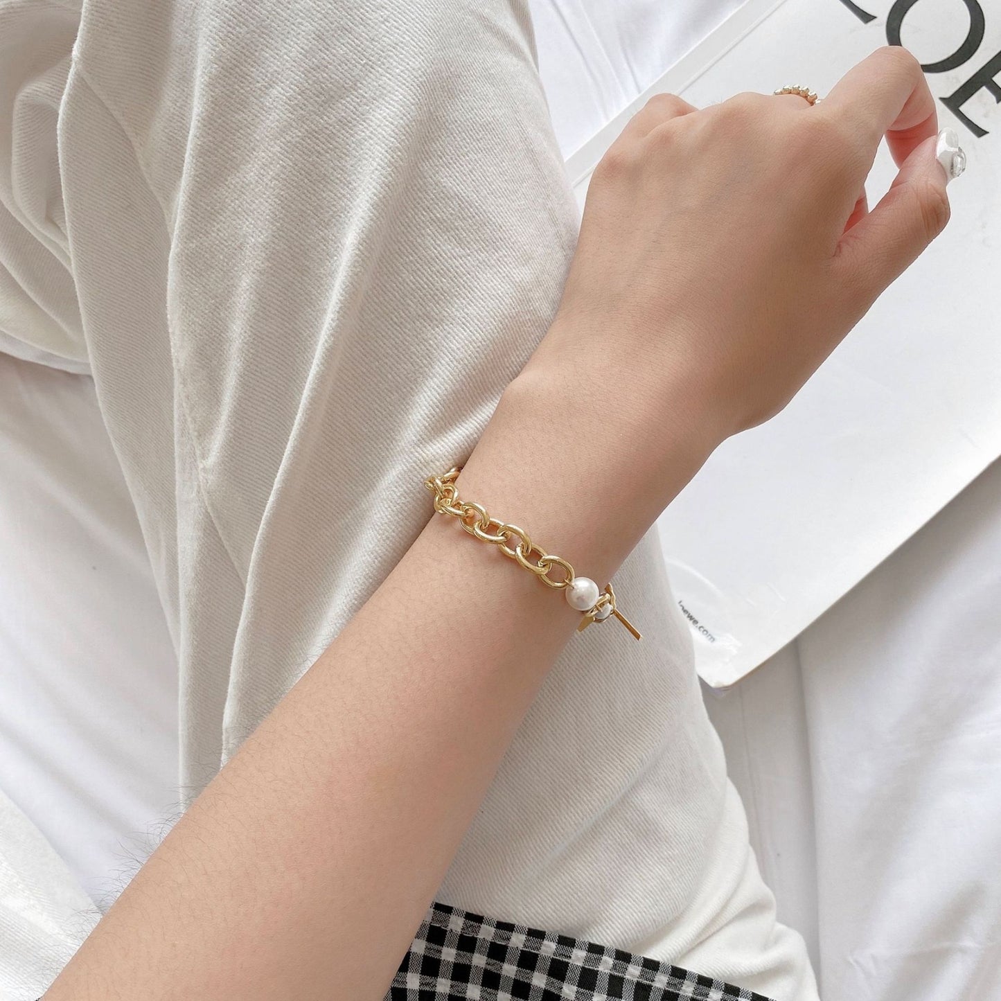 Gold Chain Bracelet