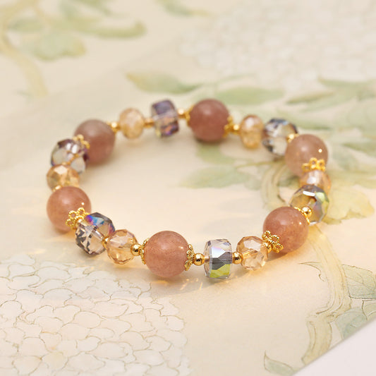 Strawberry Crystal Bracelet