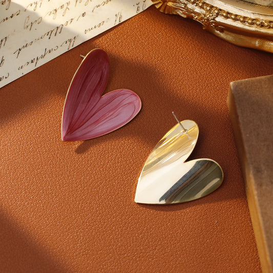 Morandi Heart Studs