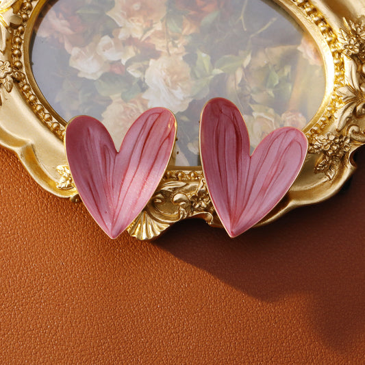 Morandi Heart Studs