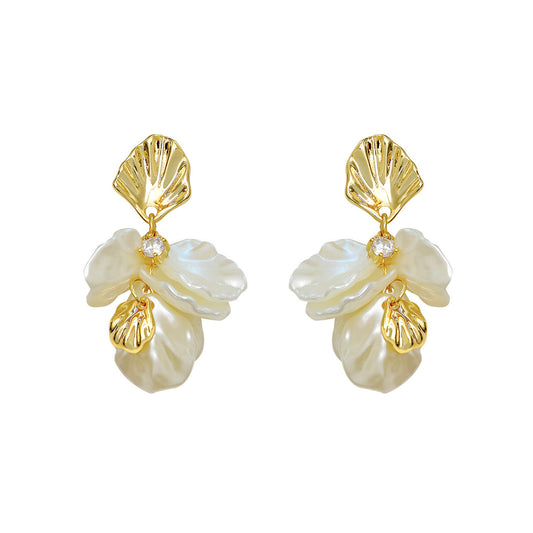 Shell Cascade Earrings