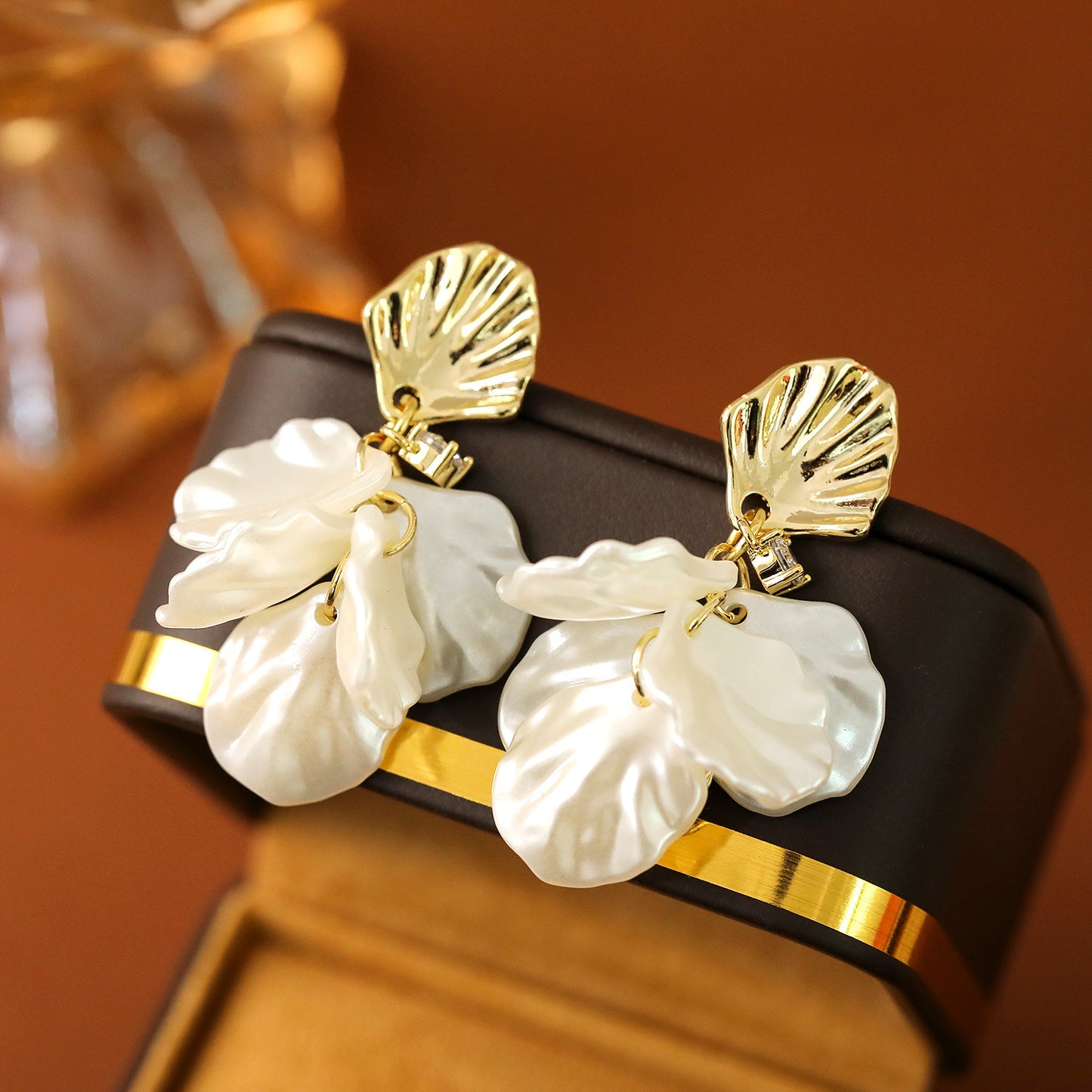 Shell Cascade Earrings