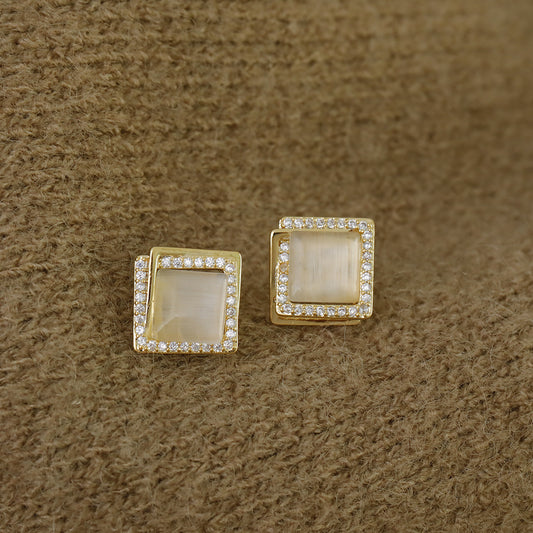 Crystal Edge Studs