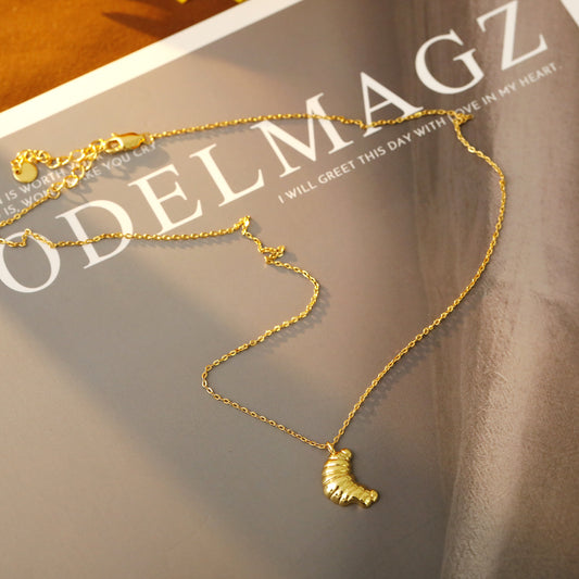Croissant Pendant Necklace