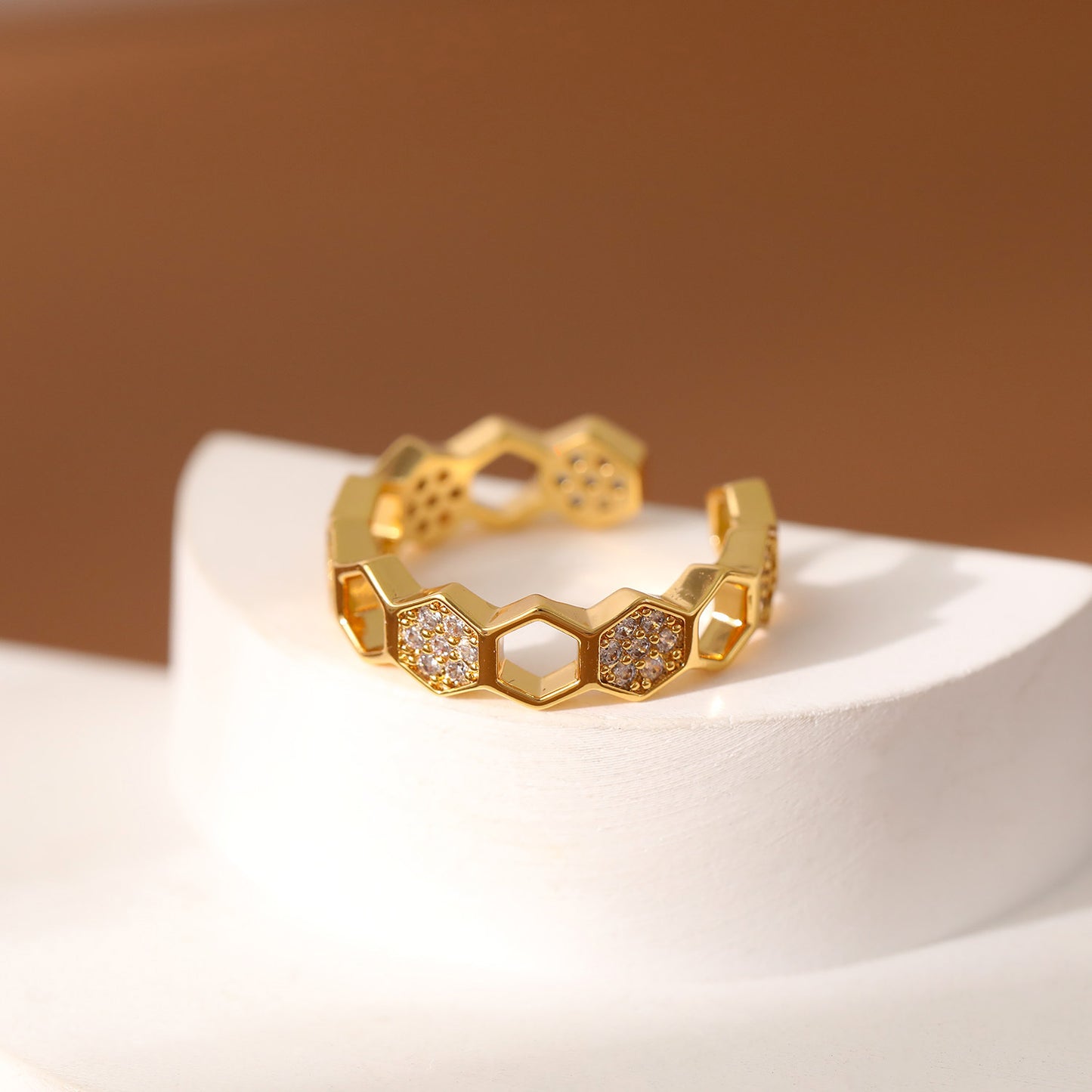 Hexa Halo Ring