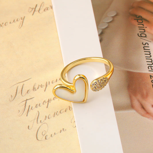 Heart Shell Ring