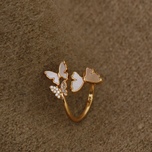 Butterfly Shell Ring