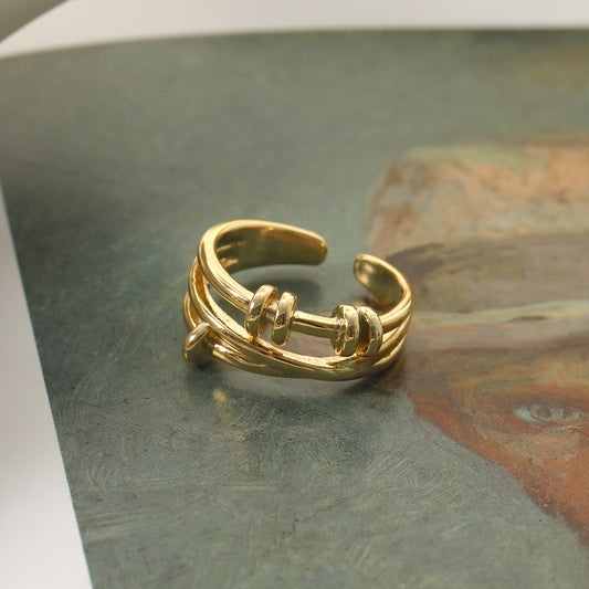 Metal Knot Ring